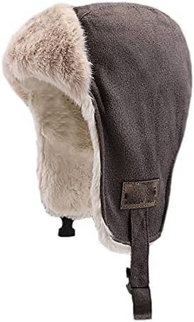 Warm Windproof Winter Trapper Hat for Men Women