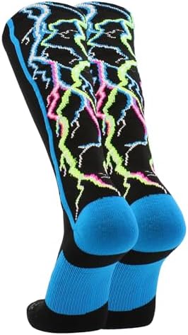 Electric Storm Lightning Socks Over the Calf