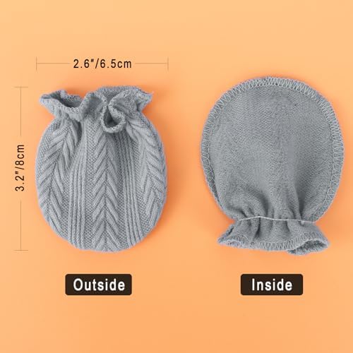 Soft Hypoallergenic Newborn Mittens