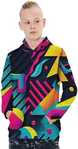 Cozy 3D Graphic Hoodie for Kids