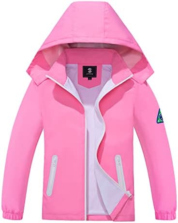 Perfect for Kids Waterproof Rain Jacket for Boys Girls