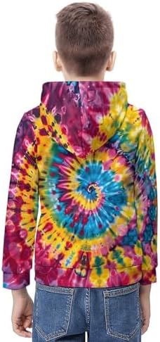 Stylish Boys 3D Printed Pullover Hoody