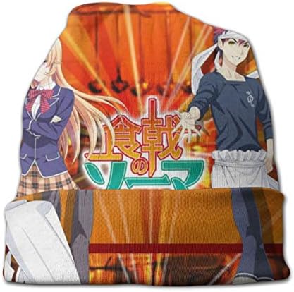 Food Wars Shokugeki No Soma Skull Cap Beanie for Kids SummerWinter HIPHOP