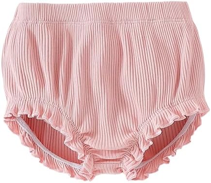 SOBOWO 3-Pack Baby Ruffle Shorts