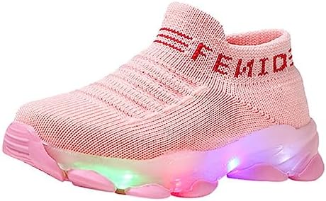 Baby Girls Lightweight Flashing Sneakers