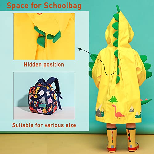Fewlby Cartoon Kids Rainjacket 4-6