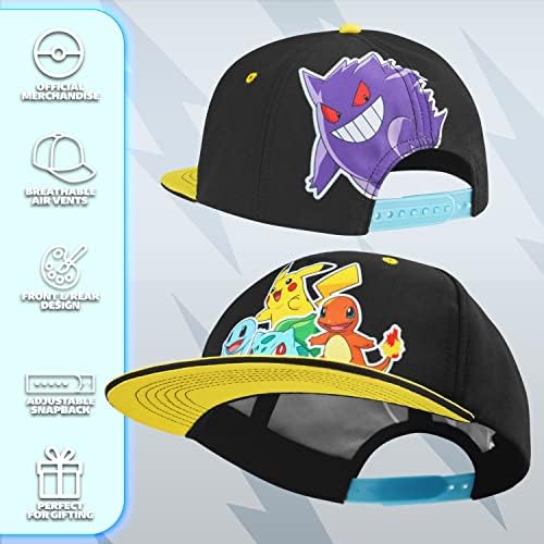 Pokemon Bucket Hat for Kids Adjustable