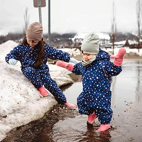 JAN JUL Waterproof Fleece Lined Snow Suit Coveralls for Toddlers and Kids