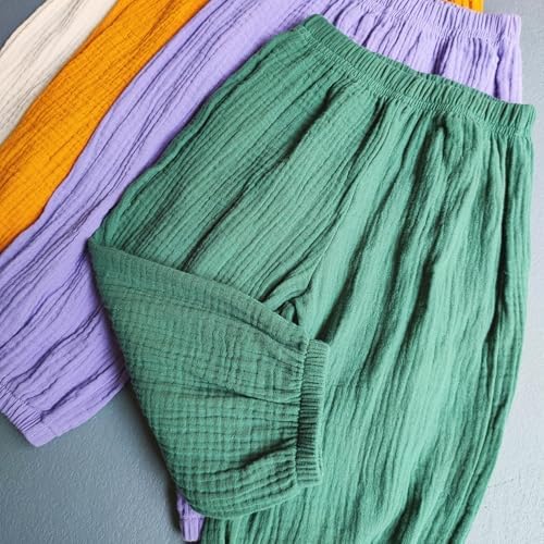 Heamoe Toddler Girls Soft Cotton Linen Bloomers