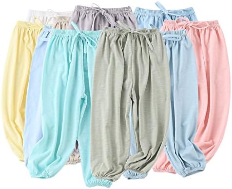 PAUBOLI Baby Long Bloomers Comfortable Cooling Pants for Kids 12M-7T