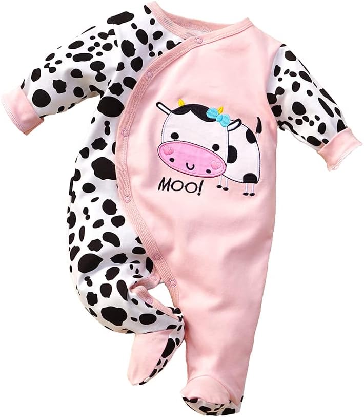 Babymine Organic Cotton Romper Onesie for Newborn Babies