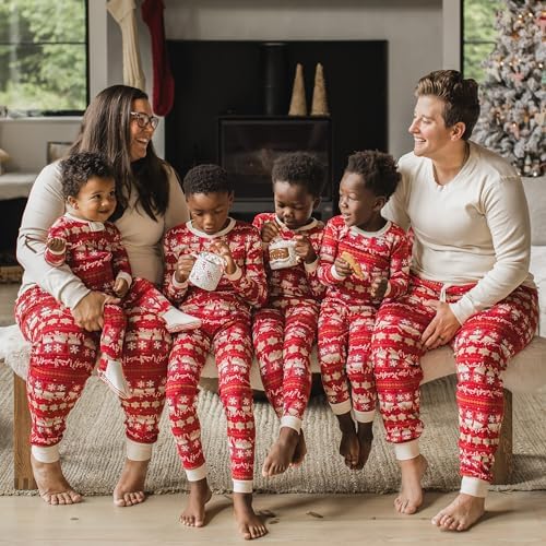 Burts Bees Baby Family Christmas Pajamas - Soft Organic Cotton for Kids Adults