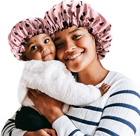 Adjustable Silky Satin Sleep Cap for Kids