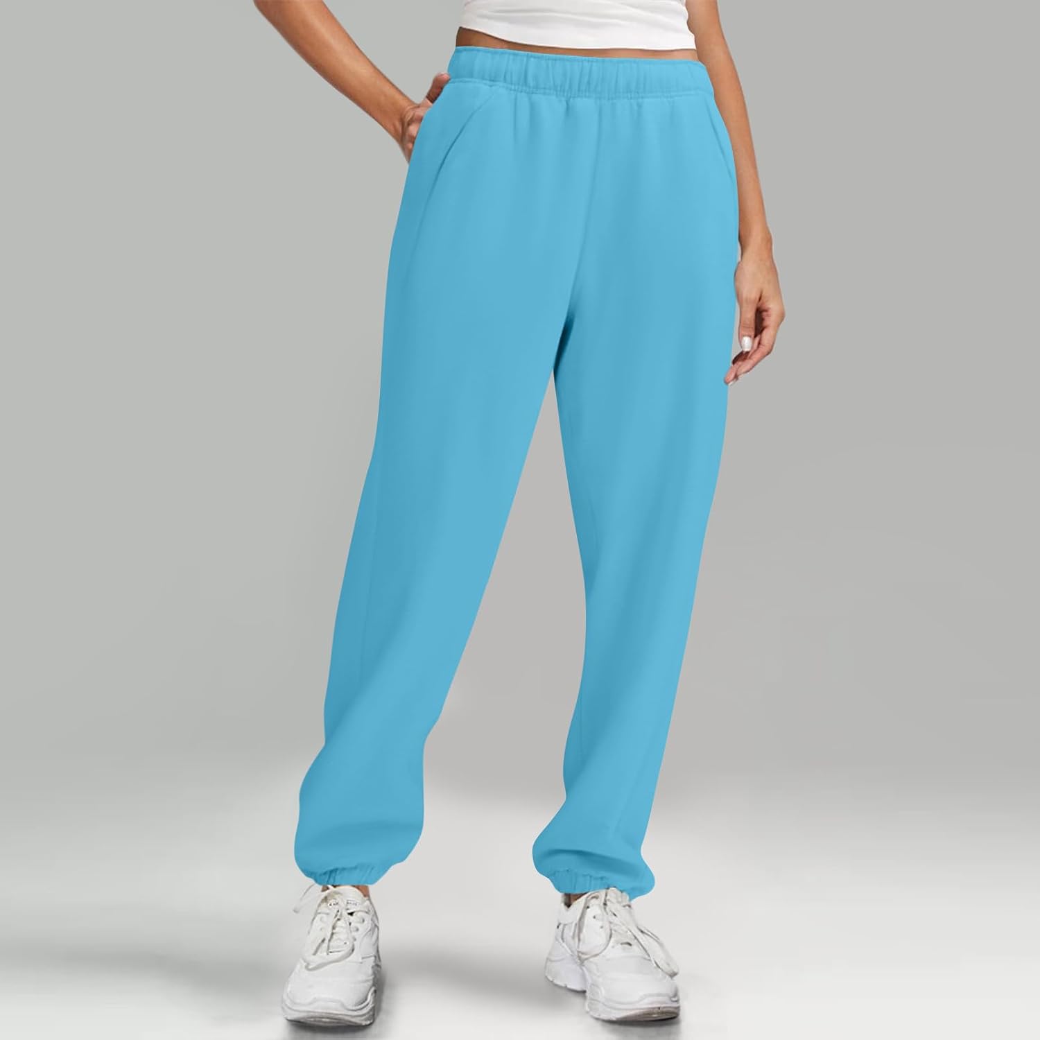 Shusuen Womens Breathe Easy Casual Cinch Bottom Sweatpants