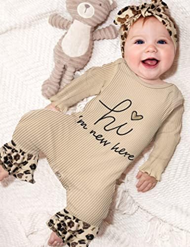 KANGKANG Newborn Baby Girl Ruffle Romper Onesie