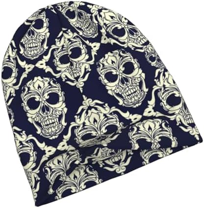 Unisex Skull Beanie Soft Winter