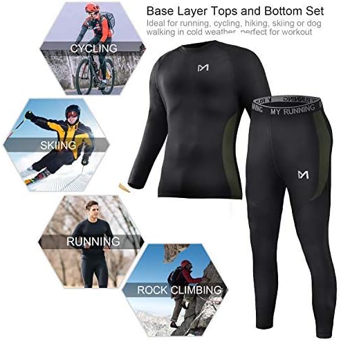 MEETYOO Mens Thermal Underwear Set for Winter