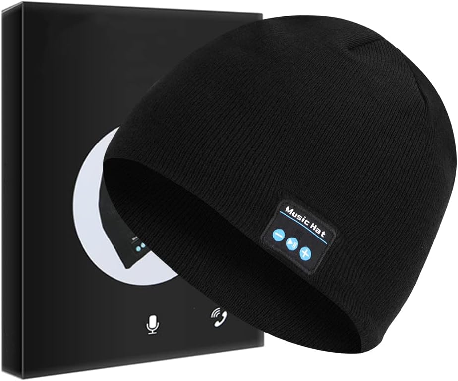 Miserwe Unisex Wireless Beanie Hat with Exquisite Packaging