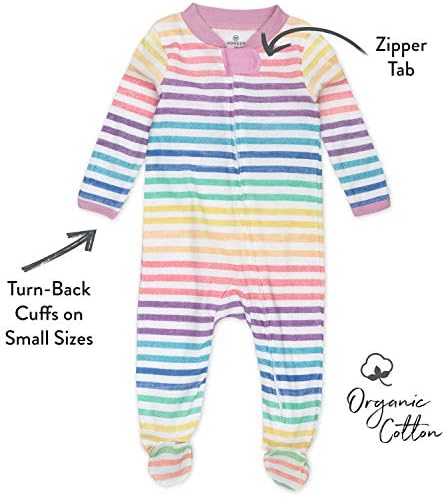 HonestBaby Sleep Play Pajama Sleeper for Baby Girls - comfy and safe