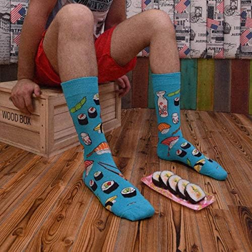 HSELL Mens Novelty Socks for Men with Crazy Design