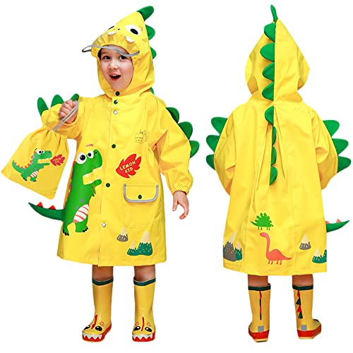 Fewlby Cartoon Kids Rainjacket 4-6