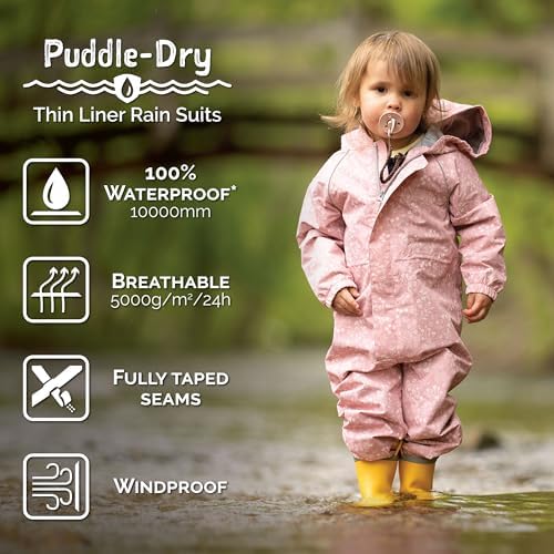 JAN JUL Waterproof Windproof rain coveralls for kids
