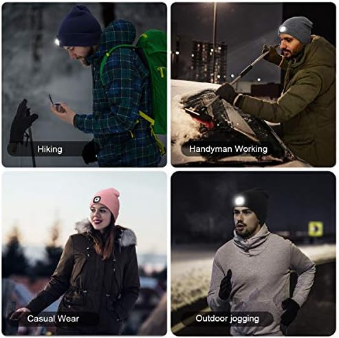 Winter LED Beanie with Light for Him