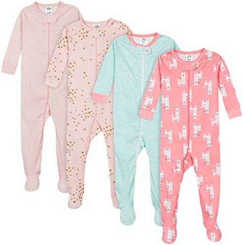 Gerber Baby Girls 4Pack Pajamas