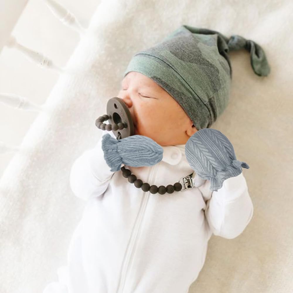 Soft Hypoallergenic Newborn Mittens