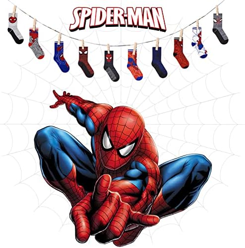 Spiderman Boys Socks 10-Pack Marvel toddlers legendary