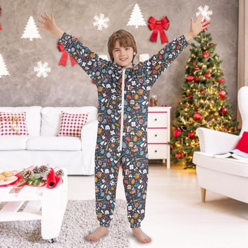 Cute Soccer Ball Onesie Pajamas