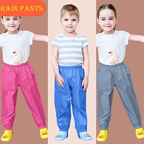 RNTOP Kids Waterproof Rain Coats Pants