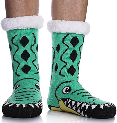 LINEMIN Warm Cozy Fuzzy Slipper Socks Perfect for Navigating Winter