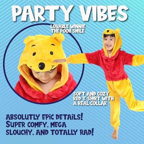 Funziez Furry Friends Animal Onesie - Halloween CosplayPerfect for Men Women