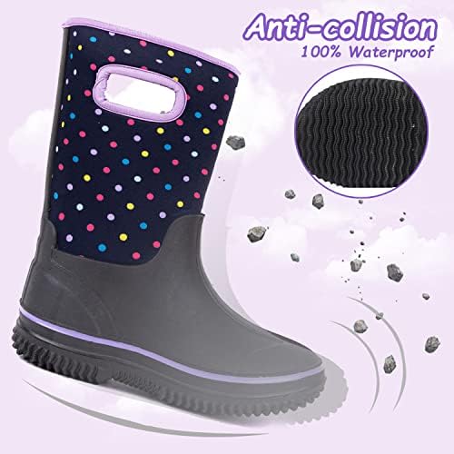 Outee Toddler Waterproof Neoprene Rain Boots