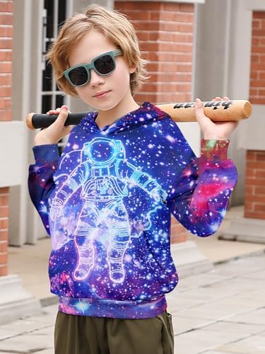 Goodstoworld Boys Girls Warm Fleece 3D Graphic Hoodie