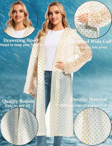 Borogo 2-Piece Reusable Rain Coats