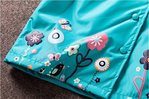 Cute Hoodie Outwear for Baby Girls Kids Waterproof Raincoat