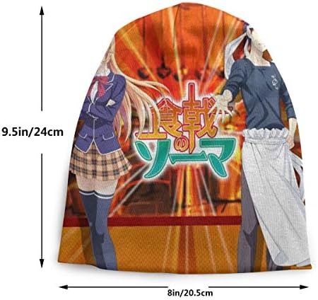 Food Wars Shokugeki No Soma Skull Cap Beanie for Kids SummerWinter HIPHOP