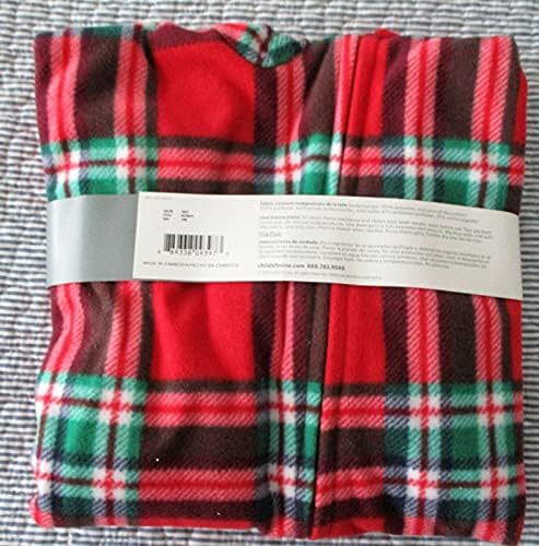 Carters Child of Mine Santas Holiday Plaid Print Blanket