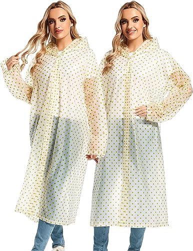 Borogo 2-Piece Reusable Rain Coats