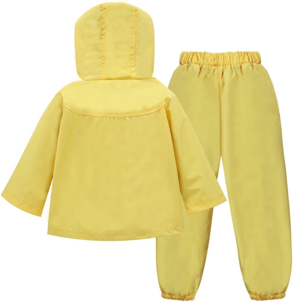 LZH Girls Waterproof Rain Jacket Stay Dry in Style