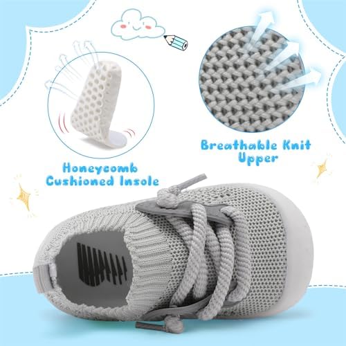 Barerun Baby Walk Shoes Soft Supportive Non-Slip