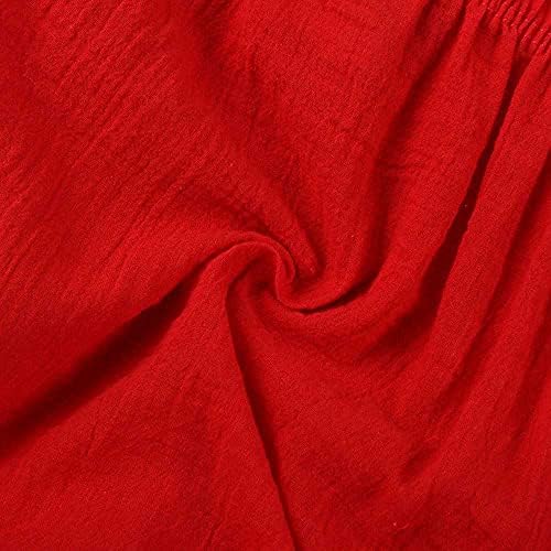 DCUTERQ Cotton Linen Shorts for Toddler