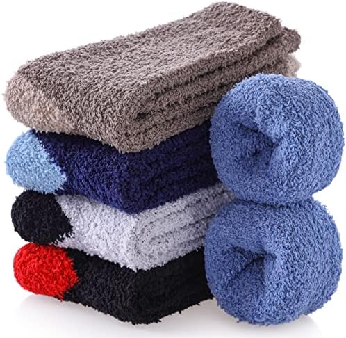 Keep Warm in Style - Fuzzy Socks for Guys
