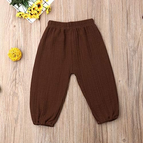 Cotton Linen Joggers for Toddlers