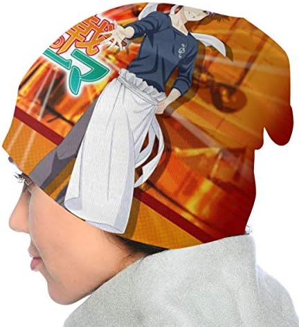 Food Wars Shokugeki No Soma Skull Cap Beanie for Kids SummerWinter HIPHOP