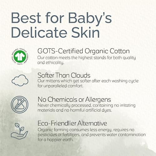 KiddyCare Hand Mittens for Newborn Baby