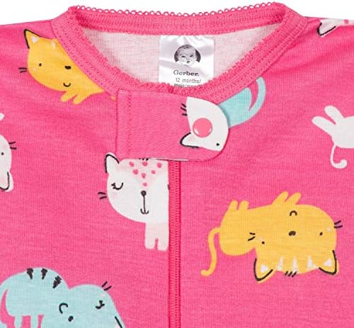 4 Pack Blanket Sleepers for Baby Girls
