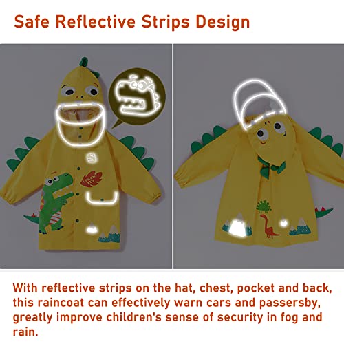 Fewlby Cartoon Kids Rainjacket 4-6